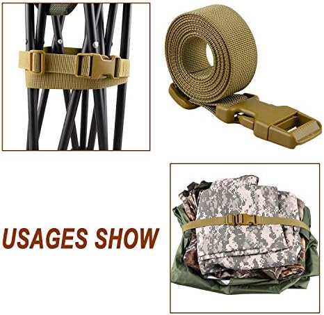 MAGARROW 24" 40" 60" 100" Strap Buckle Packing Straps Adjustable 1-Inch Belt - Image 6