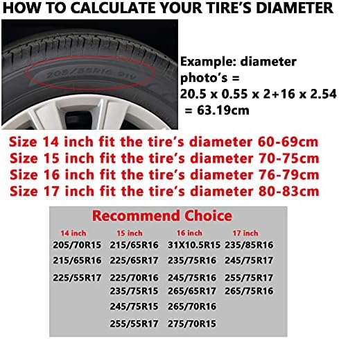 American Flag Spare Tire Cover Fit - Image 7