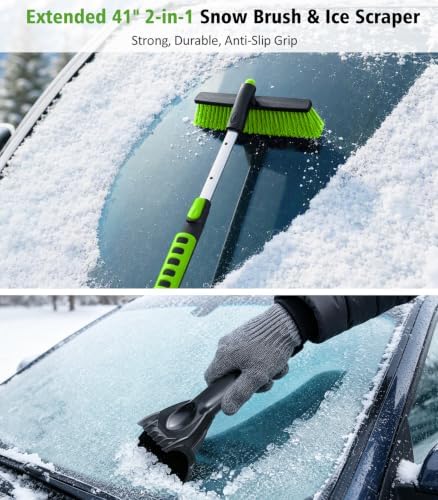 41" Extendable Snow Brush for Car - Image 2