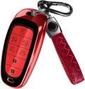 Lucrum Compatible with Hyundai Key Fob Cover & Keychain by Lucrum