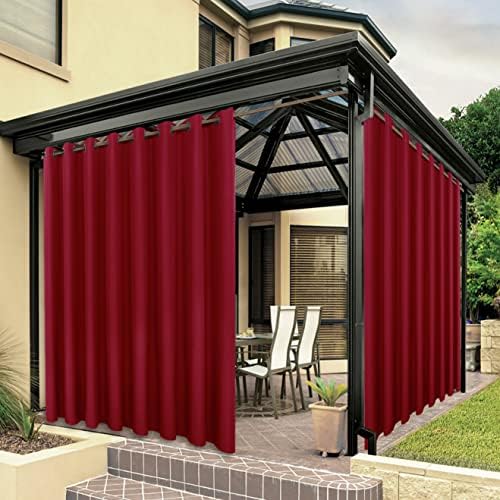 BONZER Wide Waterproof Outdoor Curtains by Bonzer