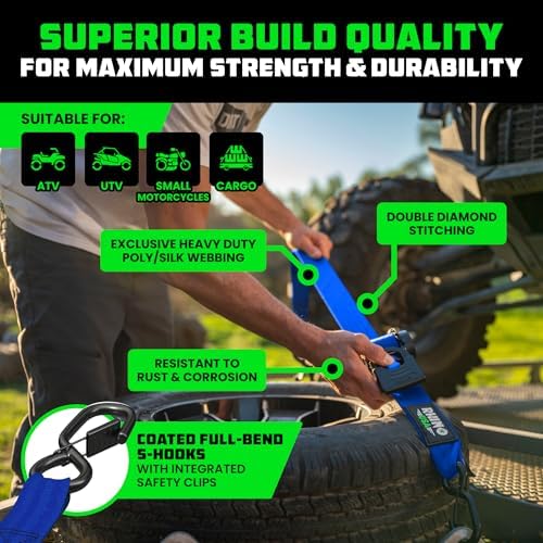 Rhino USA Retractable Ratchet Straps - 2in x 10ft - Image 3