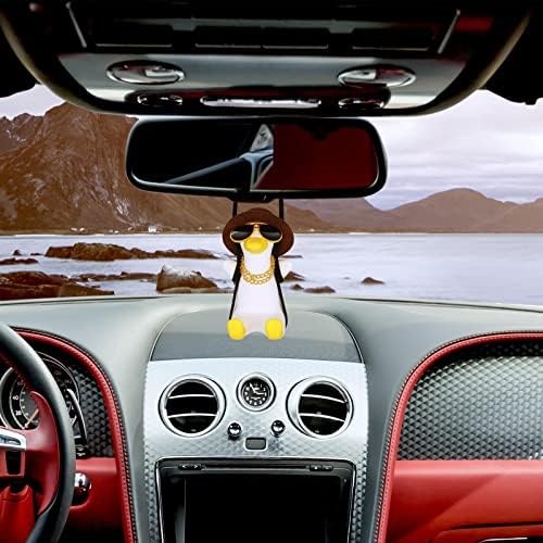 Cool Swinging Duck Car Hanging Ornament, Pendant Interior Rearview Mirror - Image 6