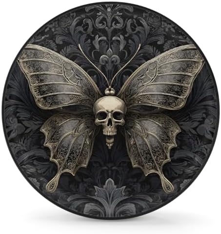 Black Skull Spare Tire Cover Dust-Proof Wheel Protector by Unknown