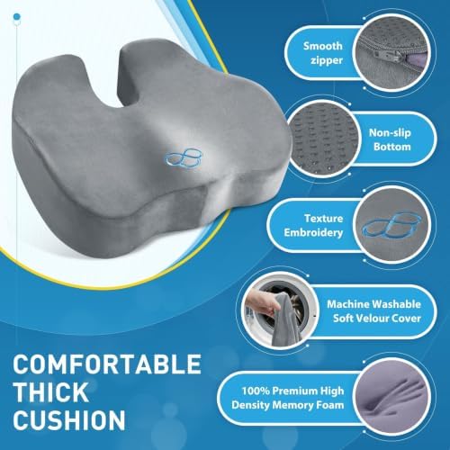 BlissTrends Thick Seat Cushion for Office Chair & Car Seat - Image 4