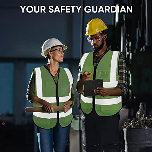 TICONN High Visibility Reflective Safety Vest - Image 6