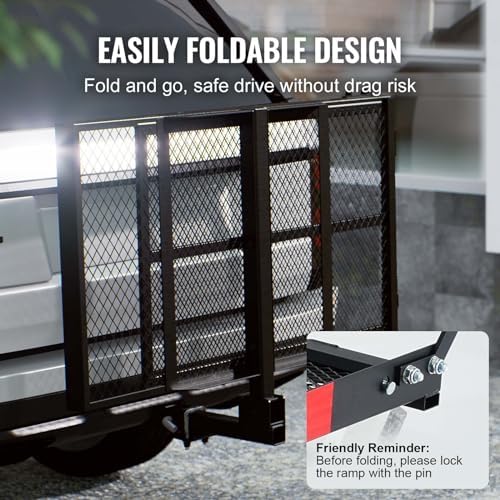 VEVOR Hitch Mount Mobility Scooter Carrier 45.3" x 25.6" - Image 4