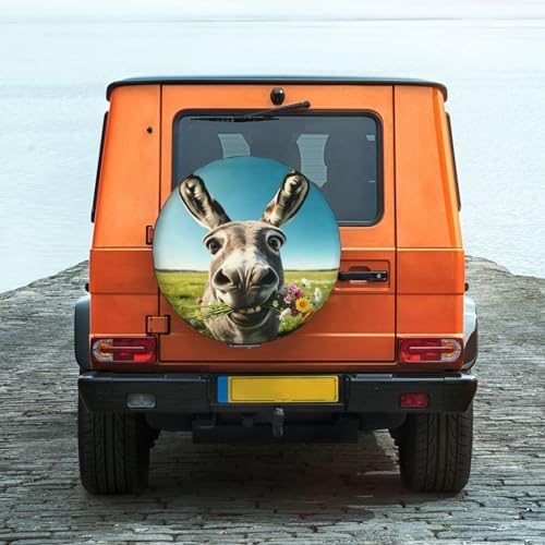 Donkey Spare Tire Cover Waterproof Wheel Cover 17 Inch Universal Fit - Image 2