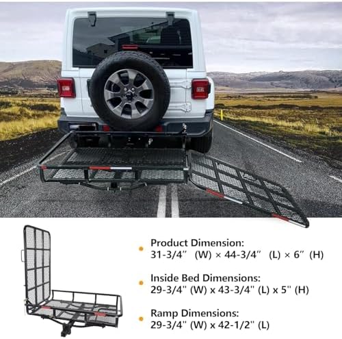 ECOTRIC Hitch Mount Wheelchair Carrier - Image 6
