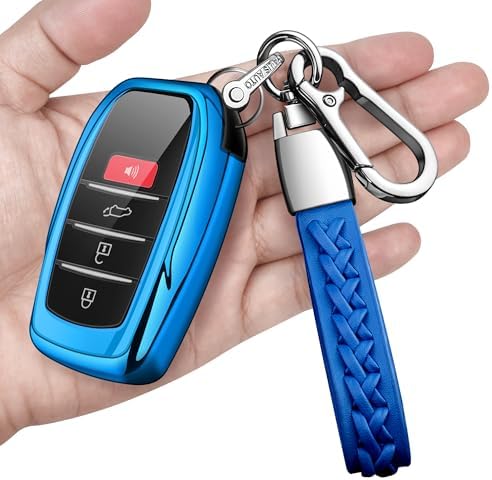 Key Fob Cover with keychain Compatible with Toyota 2025-2026 Camry, 4Runner by Autophone