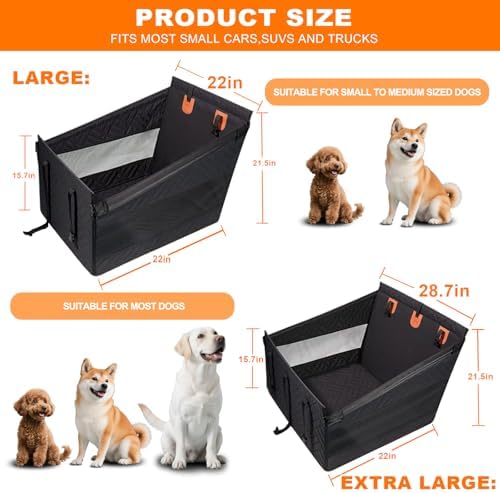 Dog Car Seat for Large Medium Dogs - Image 2