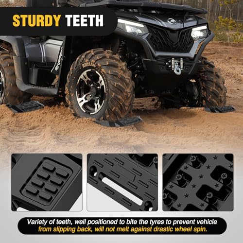 Nilight Recovery Offroad Traction Boards Mini Short 2PCS Black - Image 4