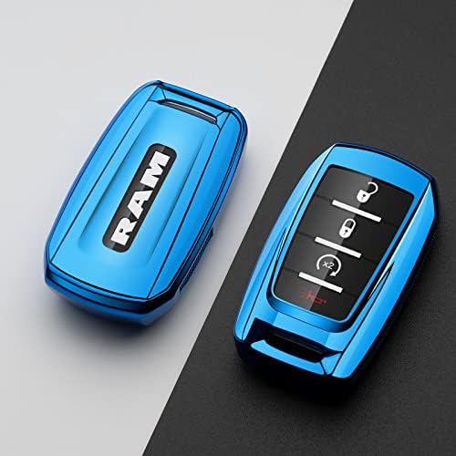Compatible with Dodge Ram Key Fob Cover 1500 2500 3500 Blue Car Accessories - Image 4