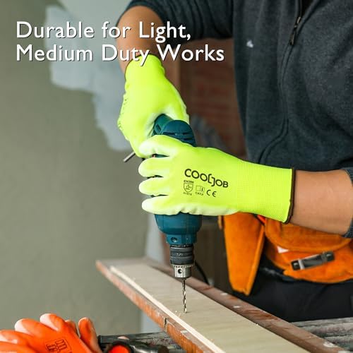 COOLJOB 12/60 Pairs Safety Work Gloves Pack Bulk - Image 3
