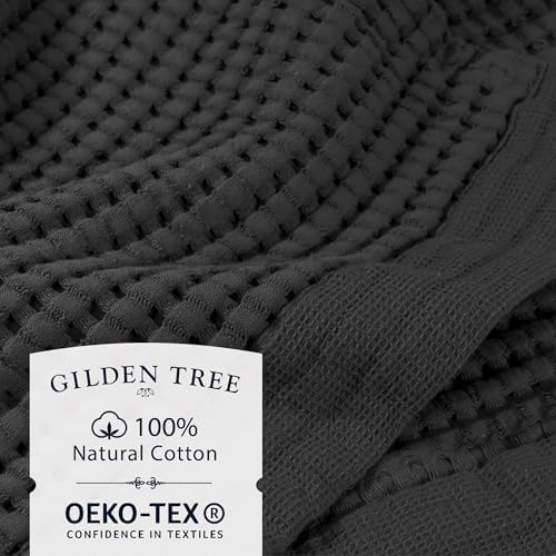 GILDEN TREE Waffle Towels for Bathroom Luxury 100% Cotton Bath Towels, Quick - Image 2