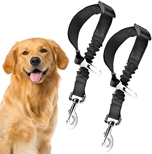 SunGrow Elastic Nylon Dog Seat Belt, 24” - Image 2