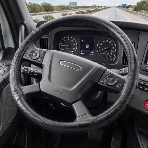 West Llama Semi Truck Steering Wheel Cover, Universal Fit 17.5-18 Inch Large by WESTLLAMA