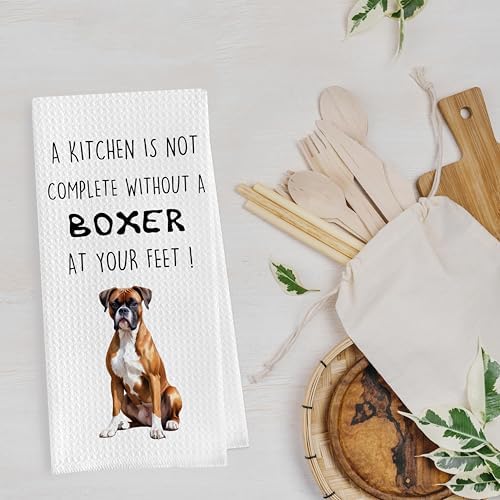 Gqtt Boxer Dog Dish Towels Set - Image 3