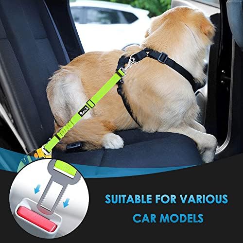 SlowTon Dog Seat Belt for Car, 2 Pack Dog Car Harness Seatbelt - Image 3