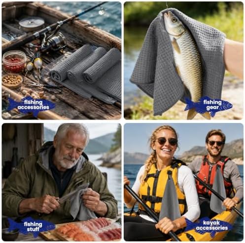 Puomue 3 Pack Microfiber Fishing Towels - Image 4