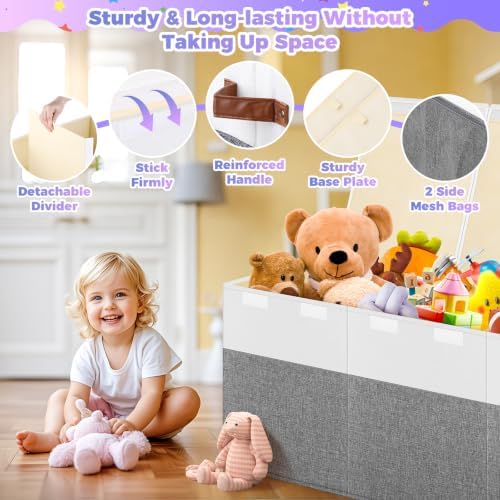 Extra Large Toy Box, Collapsible Toy Storage Chest - Image 3