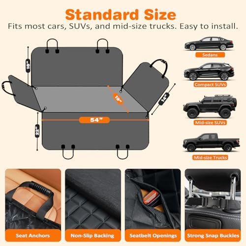 URPOWER 900D Durable Dog Seat Cover - Image 6