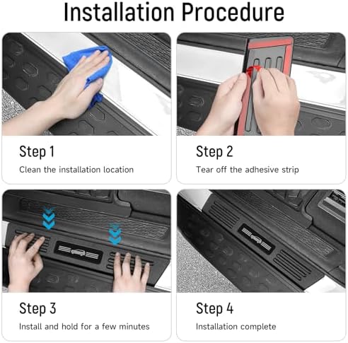 ZZEQYG 4 Pcs Door Sill Protector - Image 6