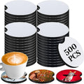 Sliner 500 Pcs Sublimation Blank Car Coasters Bulk, 2.75 Inch by Sliner
