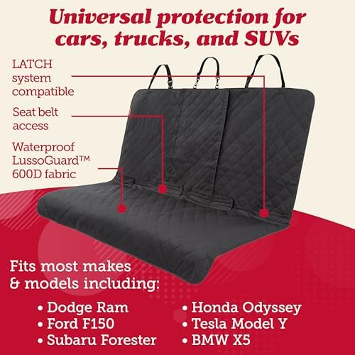 Lusso Gear Dog Car Seat Cover - Image 2