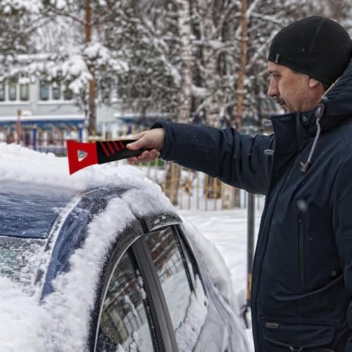 Mini Ice Scrapers for Car Windshield Plastic Frost Ice Snow Removal Tool Bulk - Image 3
