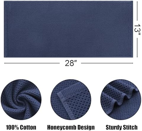 Kitinjoy 100% Cotton Waffle 8-Pack Kitchen Towels - Image 2