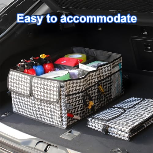Mandark Car Trunk Organizer, Collapsible Multi Compartment Vehicle Storage Box - Image 5