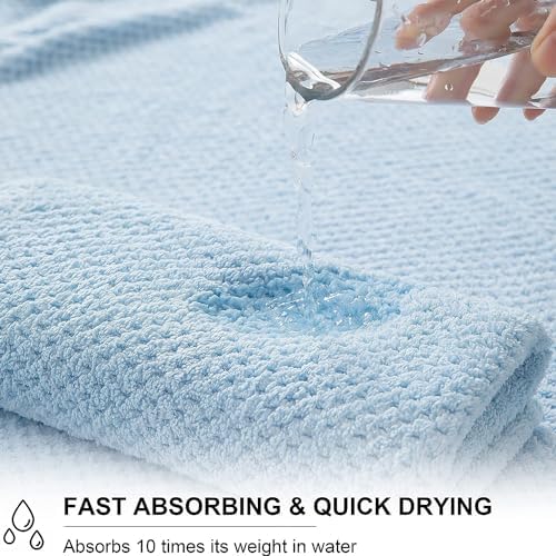 8-Piece Bath Towel Set, 2 Extra Large Bath Towel Sheets, 2 Hand Towels and 4 - Image 3