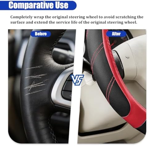 Car Steering Wheel Cover, 14.5-15" - Image 5