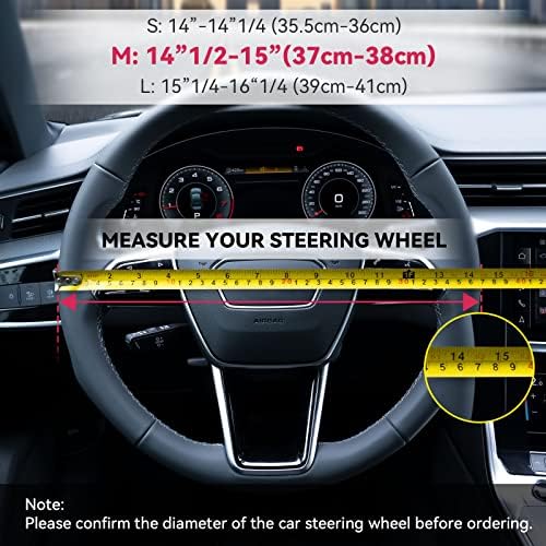 Boho Steering Wheel Cover Elastic Microfiber - Image 4