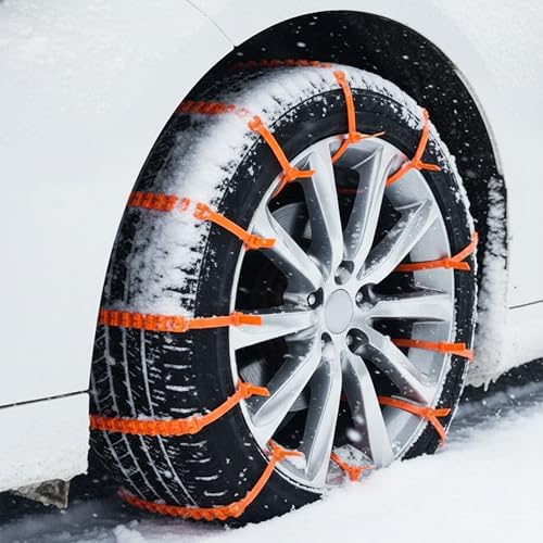 20PCS Tire Zip Ties for Snow Chains Wheel Traction Straps, Adjustable Anti Slip - Image 4
