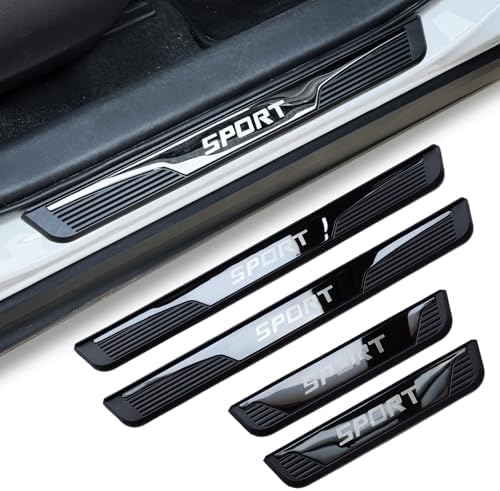 Stainless Steel Car Door Sill Protectors by DREOOCAR