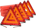 5 Pack Reflective Safety Triangle Kit by Acymner
