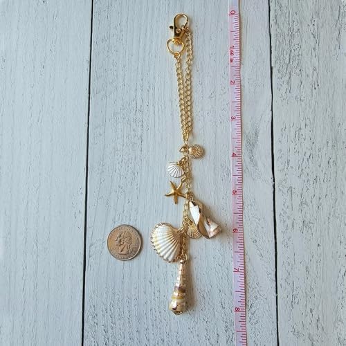 Sea Shells Car Decor, Coastal Hanging Rear View Mirror Charm Accessories - Image 7