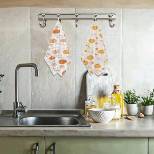 Fall Pumpkin Trump Decor Kitchen Towels Gifts - Image 6