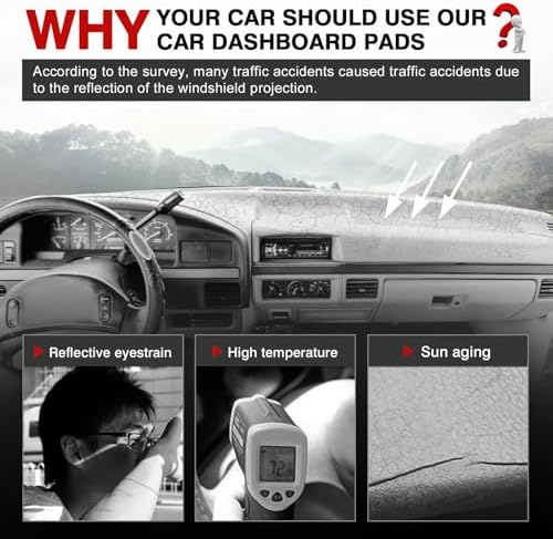 Autorder Gray Dashboard Cover Mat - Image 2