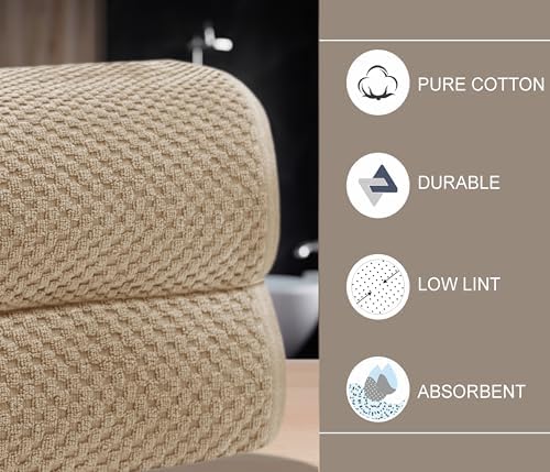 COTTON CRAFT Euro Spa Waffle Weave Bath Sheet - Image 3