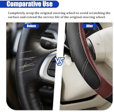 Car Steering Wheel Cover, 14.5-15" - Image 5