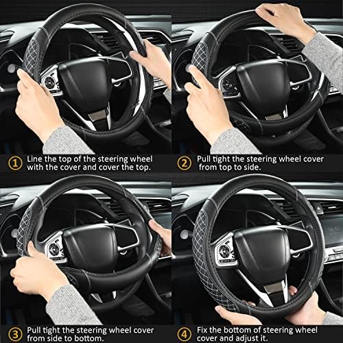 West Llama Customized Auto Car Steering Wheel Cover - Image 6