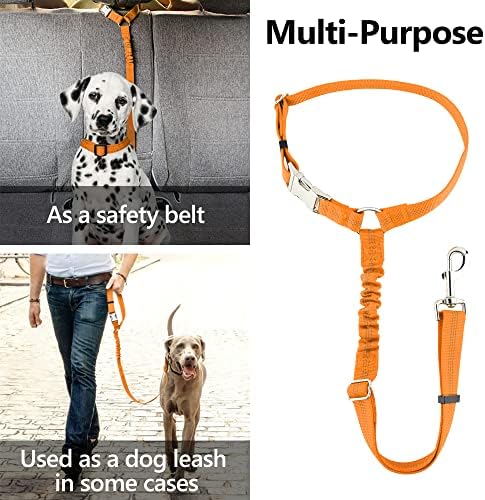 Plutus Pet Dog Seat Belt for Car Headrest, Reflective - Image 6