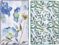 Ritz Waffle Microfiber Kitchen Towel 2pc Set – Flower Trio and Leaf – by RITZ