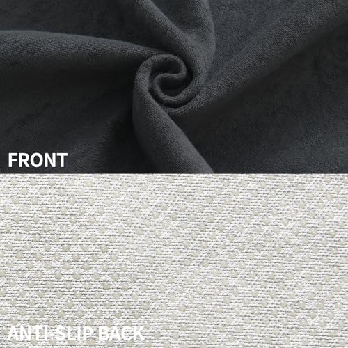 Waterproof Car Seat Cover Bench Black Full Size Universal Fits Car Sweat Towel - Image 4
