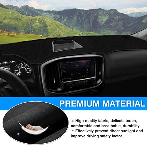 Autorder Dashboard Cover Mat for 2015-2020 2021 2022 Chevrolet Chevy Colorado - Image 4