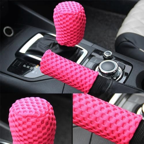 AUCELI 2 Pack Car Gear Shift Knob Cover & Handbrake Cover, Automotive Anti-Slip - Image 5