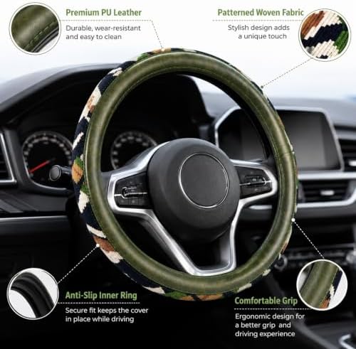 Universal 15inch Ethnic Style Baja Blanket Steering Wheel Cover - Image 5